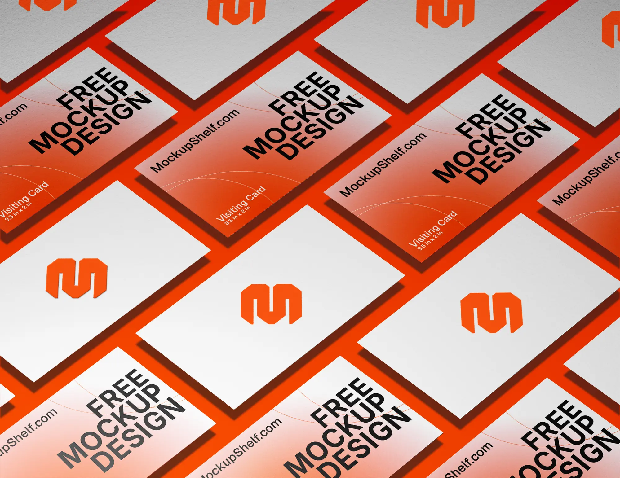 Modern business card mockup PSD showing realistic front and back layout for branding and identity design.
