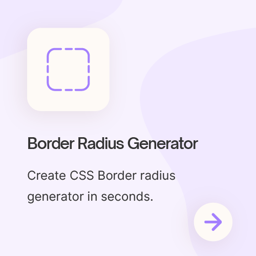 CSS Border Radius Generator