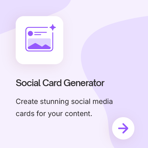 Social Card Generator