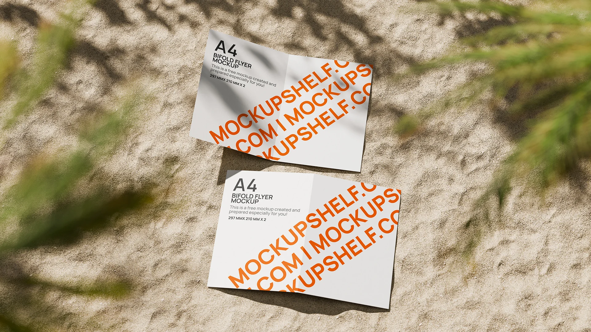 bifold-a4-flyer-mockup-on-beach-side bifold-a4-flyer-mockup-on-beach-side