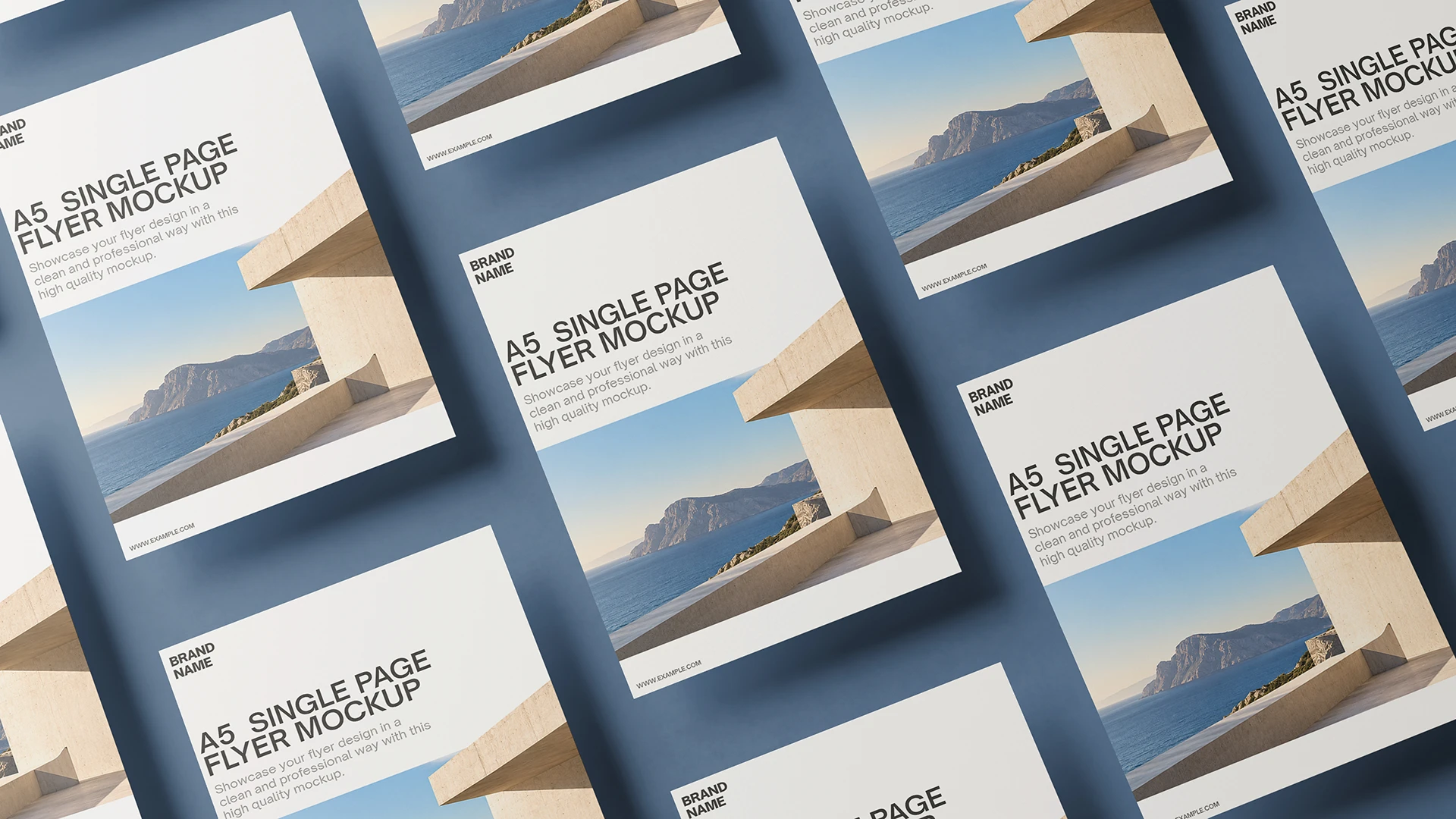 A5 Single Page Flyer Mockup Preview A5 single page flyer mockup preview