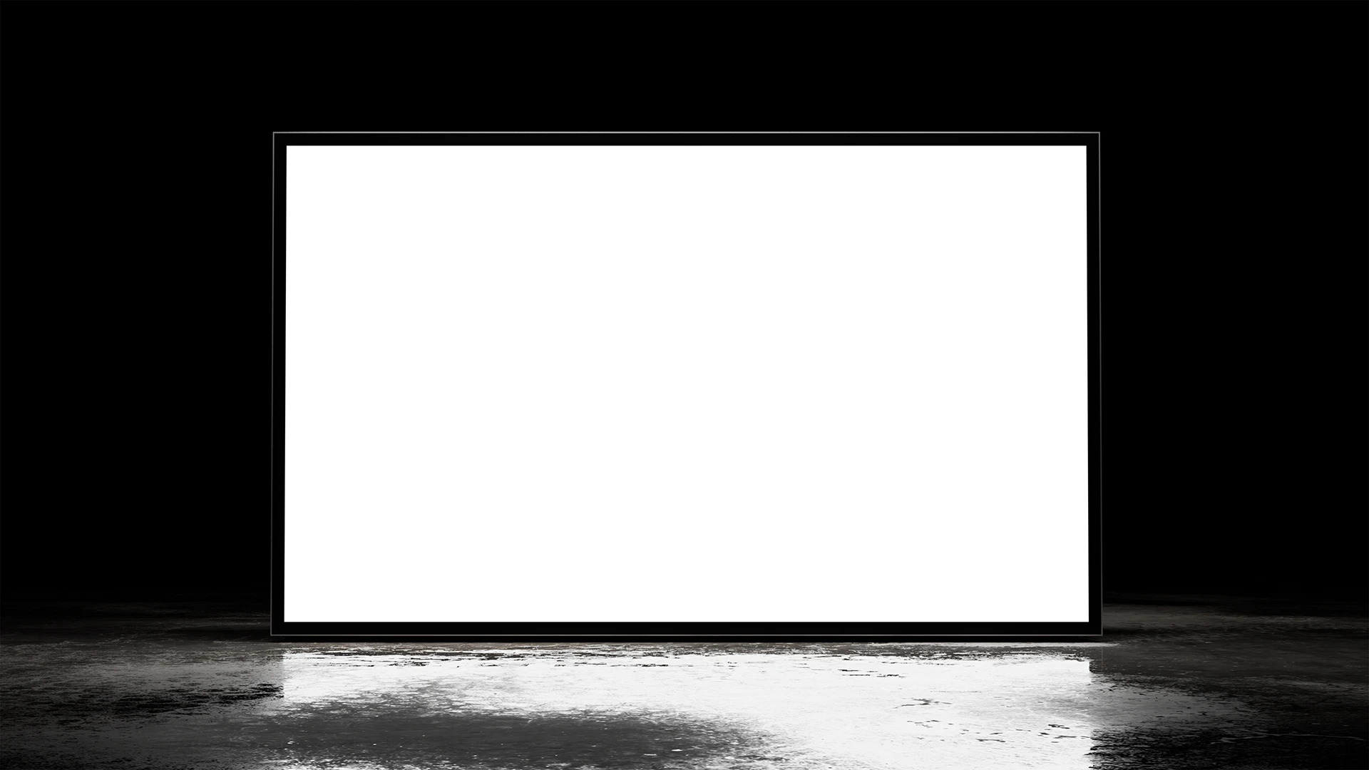 Blank modern display screen mockup