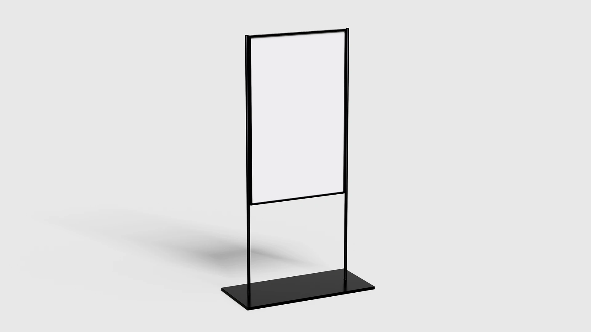 Blank stand sign mockup for custom signage