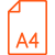A4 flyer category icon